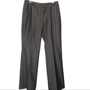Anne Klein Gray & Light Blue, Pinstriped Trousers